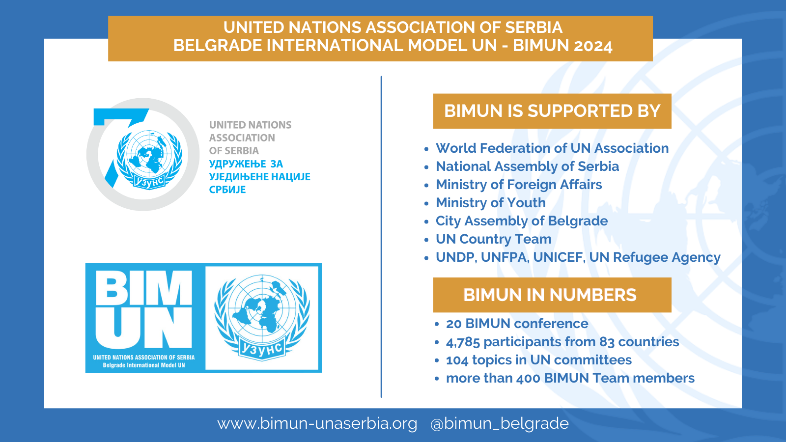 BIMUN 24 partneri